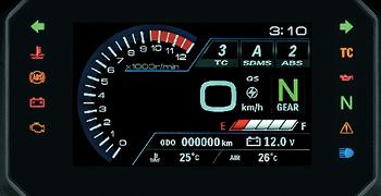 COLOR TFT LCD MULTI-INFORMATION DISPLAY